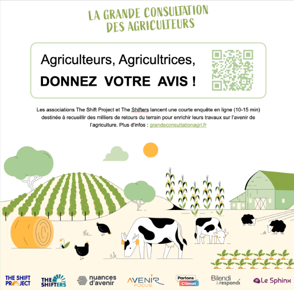 Lancement de la grande consultation du Shift Project auprès des&nbsp;agriculteurs